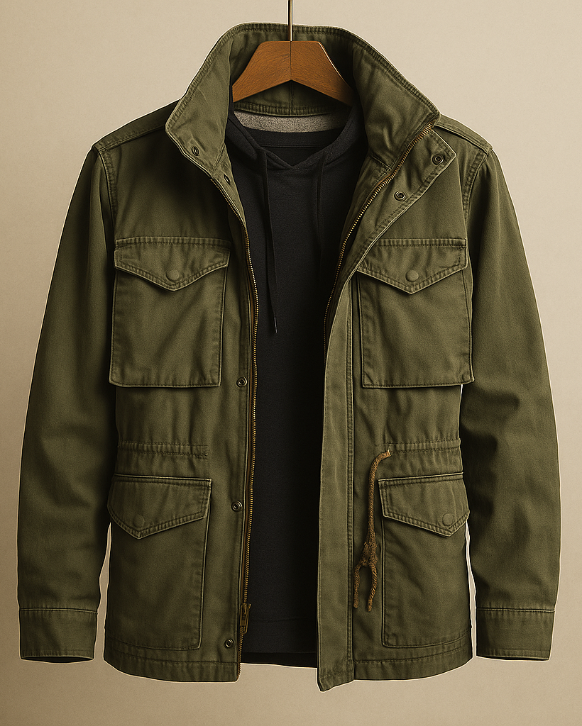 Balmoral giacca da campo M-65 uomo verde kaki