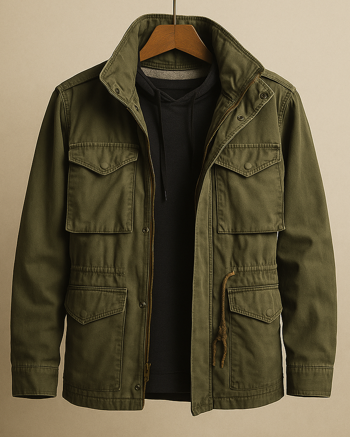 Balmoral giacca da campo M-65 uomo verde kaki