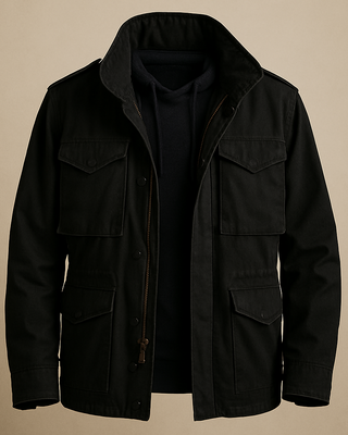 Balmoral giacca da campo M-65 uomo nera