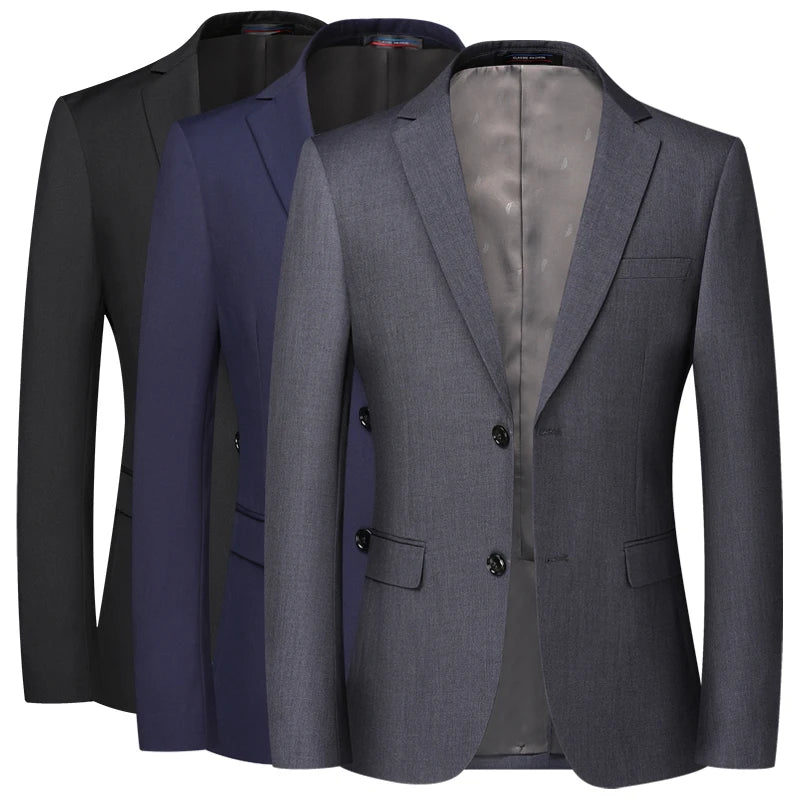 Blazer uomo monopetto slim fit in tre colori