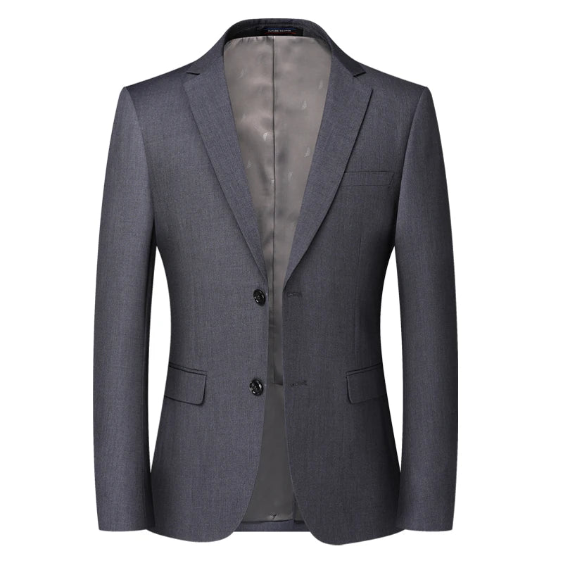 Blazer uomo monopetto slim fit, grigio