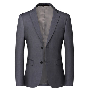 Blazer uomo monopetto slim fit, grigio