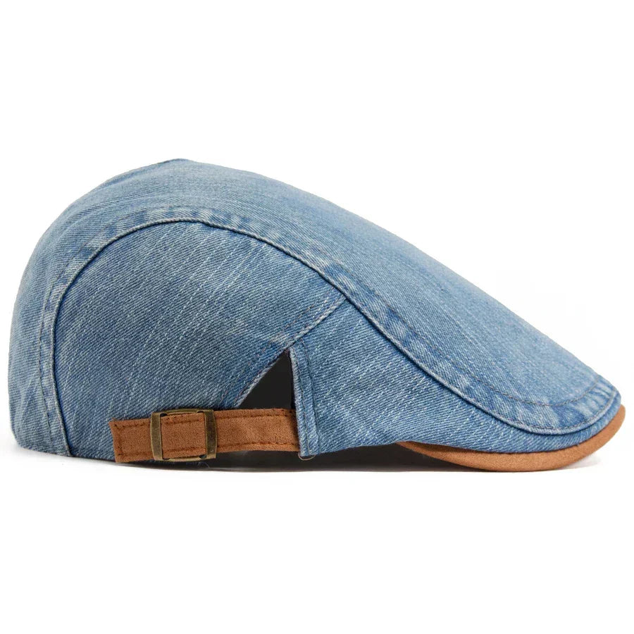 Varel | Berretto piatto premium in denim – stile senza tempo e comfort quotidiano