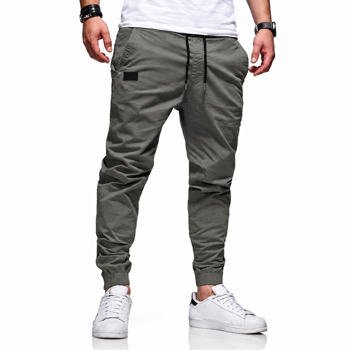 Matteo pantaloni casual uomo grigio nebbia