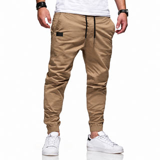 Matteo pantaloni casual uomo kaki