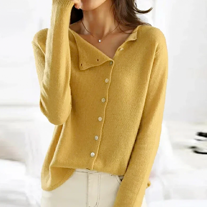Varel | Cardigan classico in maglia bottonata