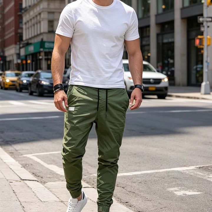 Matteo pantaloni casual uomo – vista indossata