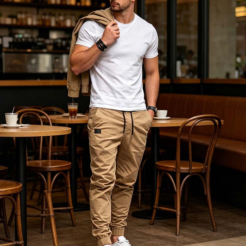 Matteo pantaloni casual uomo – dettaglio coulisse