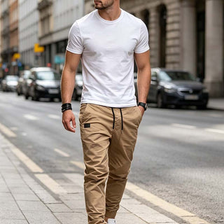 Matteo pantaloni casual uomo – dettaglio tessuto
